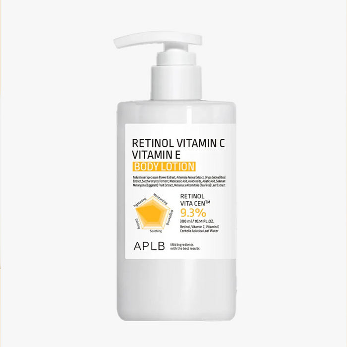 APLB Retinol Vitamin C Vitamin E Body Lotion 300ml