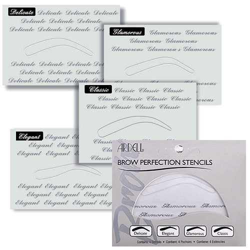 Ardell Brow Perfection 4 Stencils - ikatehouse