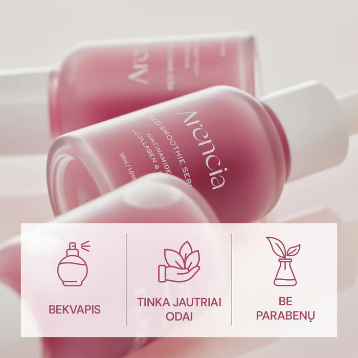 ARENCIA Fresh Red Smoothie Serum 8 - veido serumas