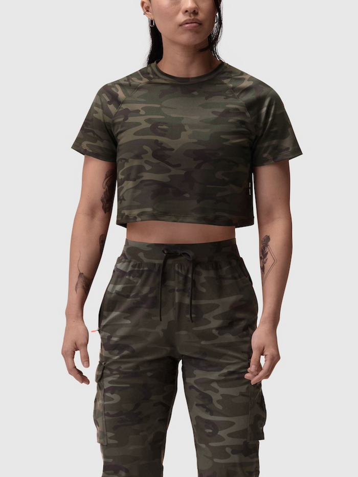 ASRV Aerosilver Crop Tee