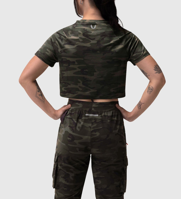 ASRV Aerosilver Crop Tee