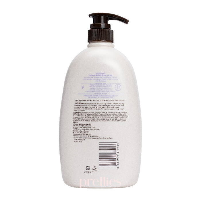 Aveeno Stress Relief Body Wash 1L (Lavender - Purple)