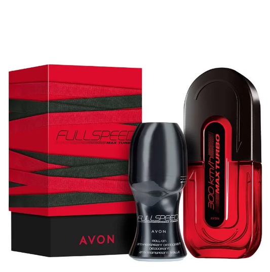 Avon Full Speed Max Turbo Perfume Gift Set / Box
