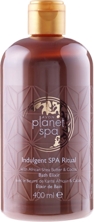 Avon Planet Spa Indulgent Spa Ritual with African Shea Butter & Cocoa Bath Elixir - 400ml