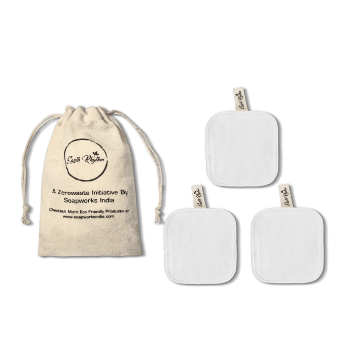 BAMBOO COTTON FACIAL PADS - Earth Rhythm - Nature Approved