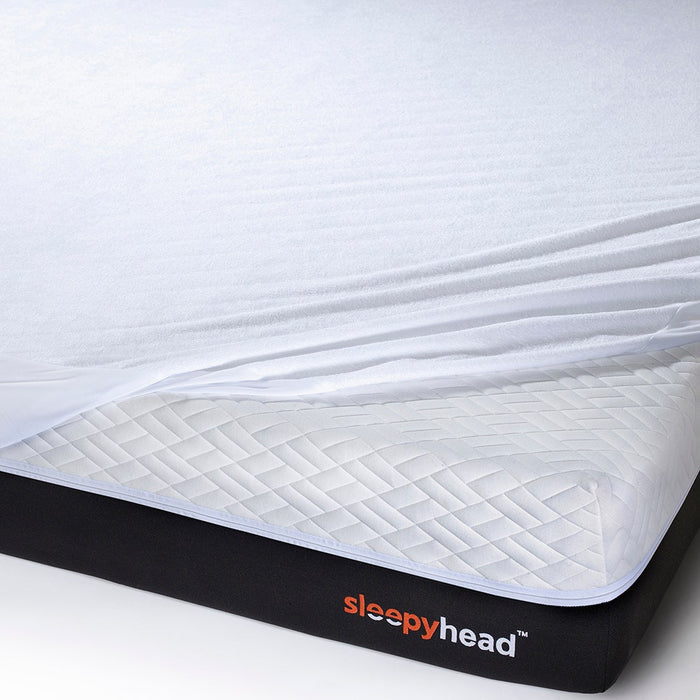 Bamboo|Terry|Waterproof|Mattress|Protector|78|36|inches|Single|Size|White