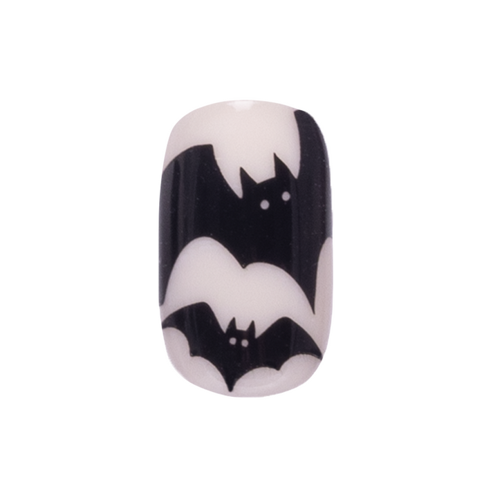 Batty For You | Short | Squoval - Tab Press-On