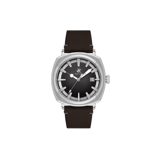 Beverly Hills Leather Black Watch For Him BP3732X.361