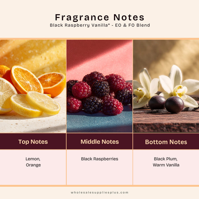 Black Raspberry Vanilla - EO & FO Blend 89 - close-up