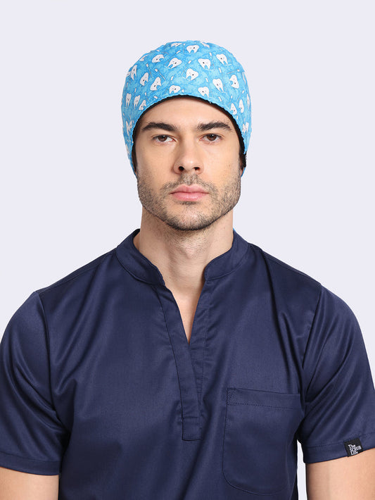 Blue N White Tooth Unisex Cap 041