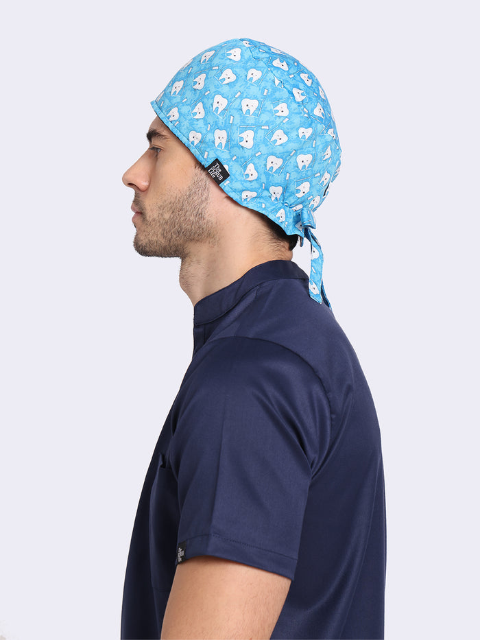 Blue N White Tooth Unisex Cap 041