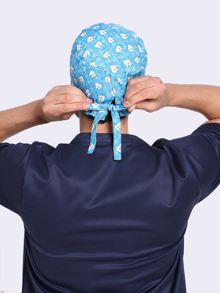 Blue N White Tooth Unisex Cap 041
