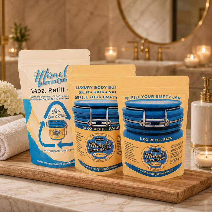 Body Butter REFILL PACKS 8oz, 16oz, & 24oz