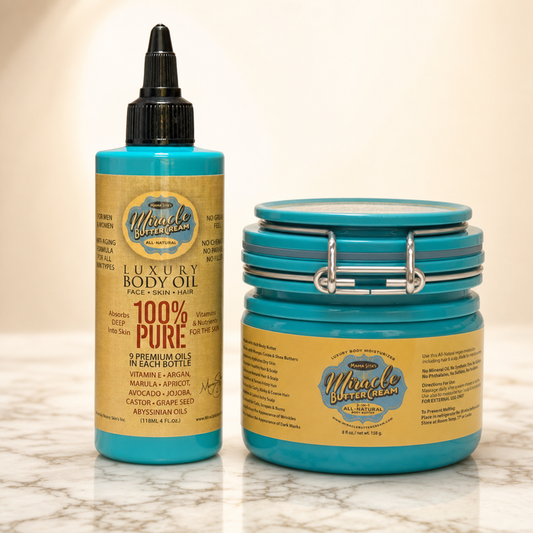 Body Oil (4oz) + Body Butter (8oz) Combo! SAVE $12