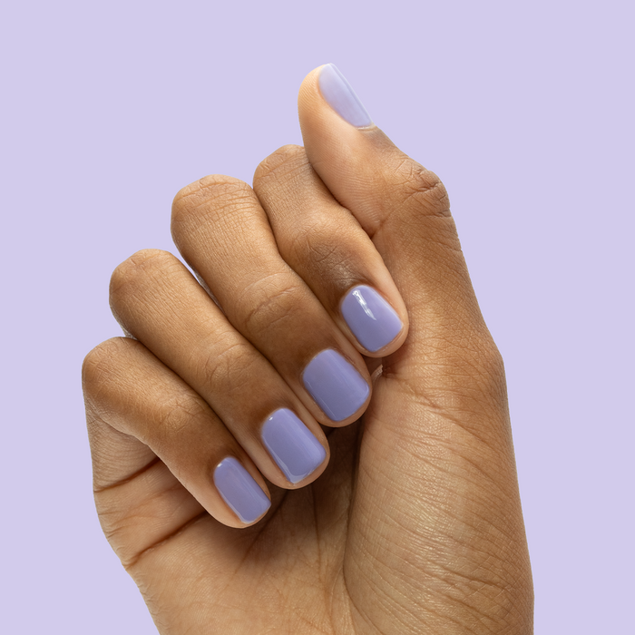 Bold & Unshaken - Gel shown on short nails in a smooth lavender shade for a clean, long-lasting mani by Olive and June