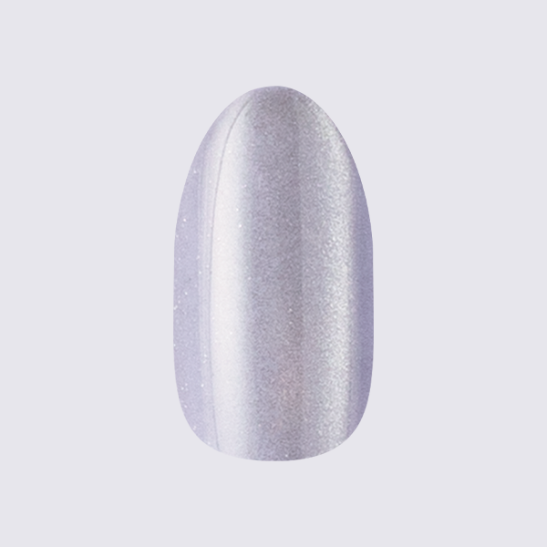 BP Velvet | Medium | Oval - Tab Press-On single nail in pastel blue with a magnetic velvet finish in medium oval shape