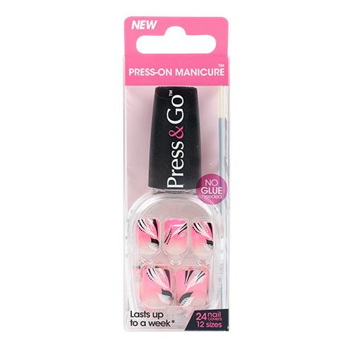 Broadway Press N Go Manicure 24 Nails 12 Sizes - ikatehouse