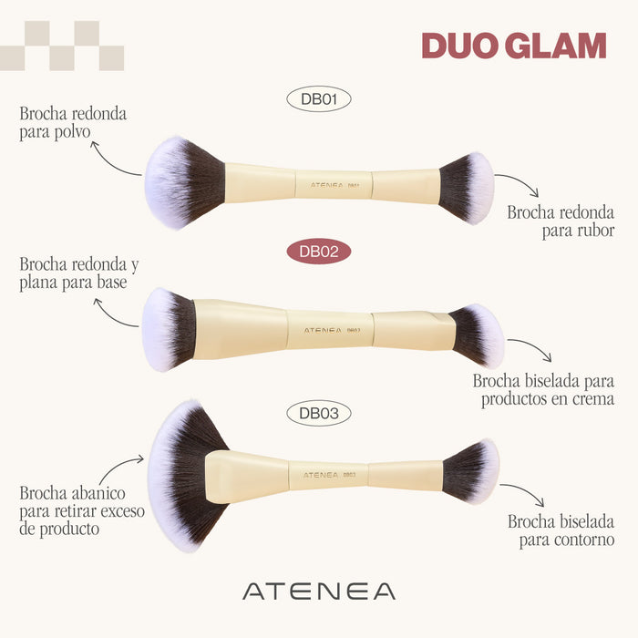 BROCHA DUO CONTORNO Y ABANICO