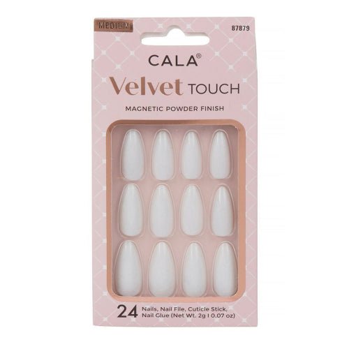 Cala Velvet Touch Magnetic Powder Finish Nails 24 Nails - ikatehouse