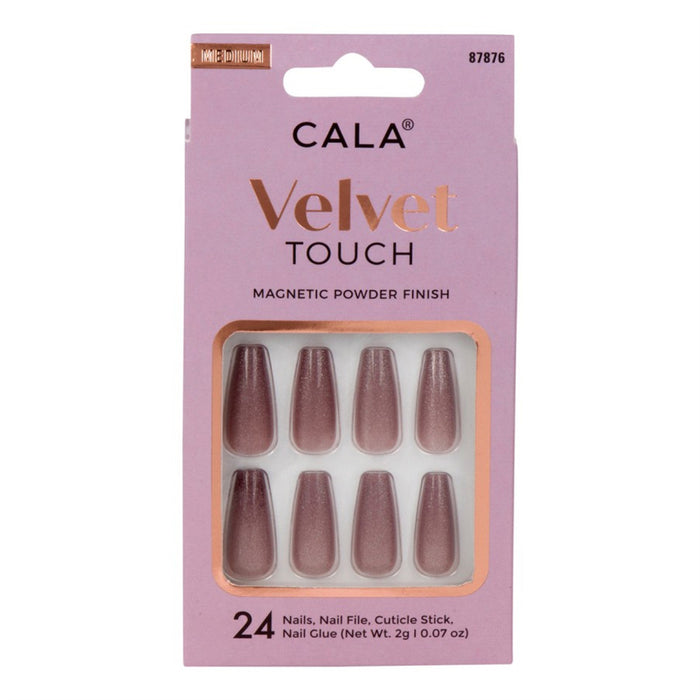 Cala Velvet Touch Magnetic Powder Finish Nails 24 Nails