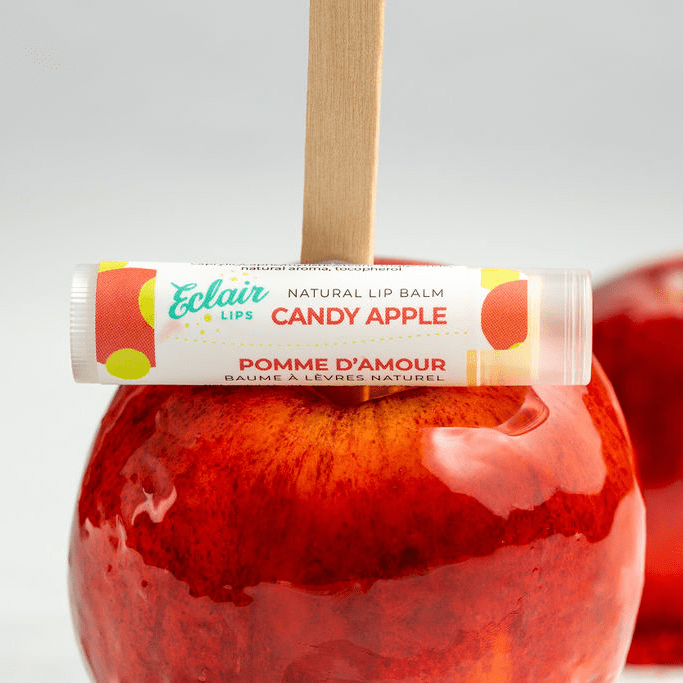 Candy apple lip balm on caramel apple - cashmereandcocktailsblog