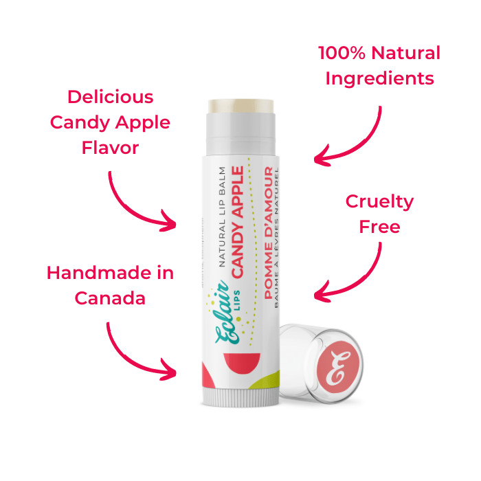 Eclair Lips Candy Apple Lip Balm - Natural & Cruelty-Free