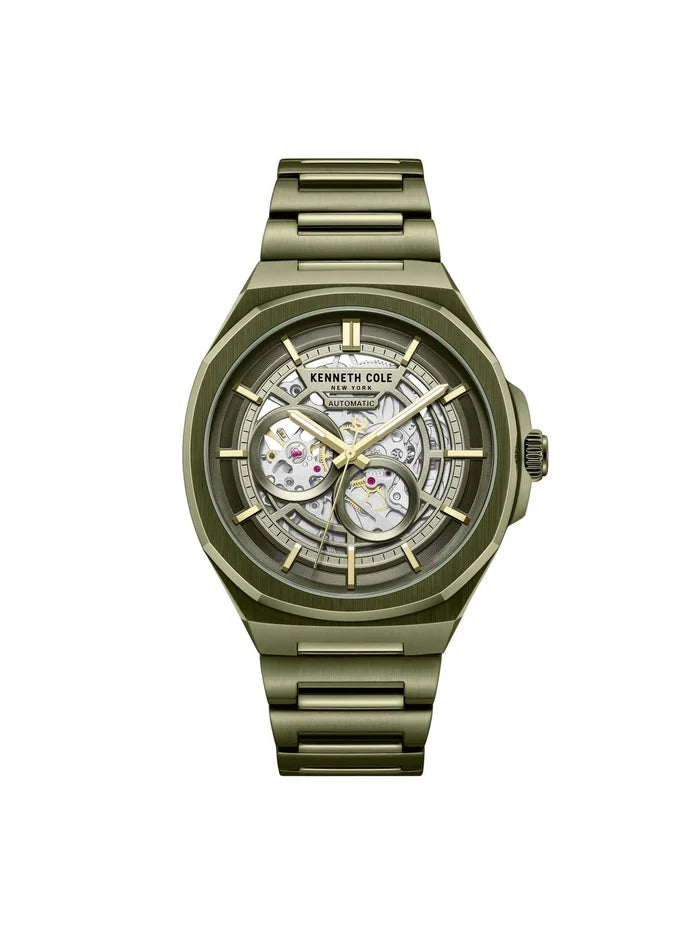 Capsule Round Green Dial Analog Watch - KCWGY2122304MNW