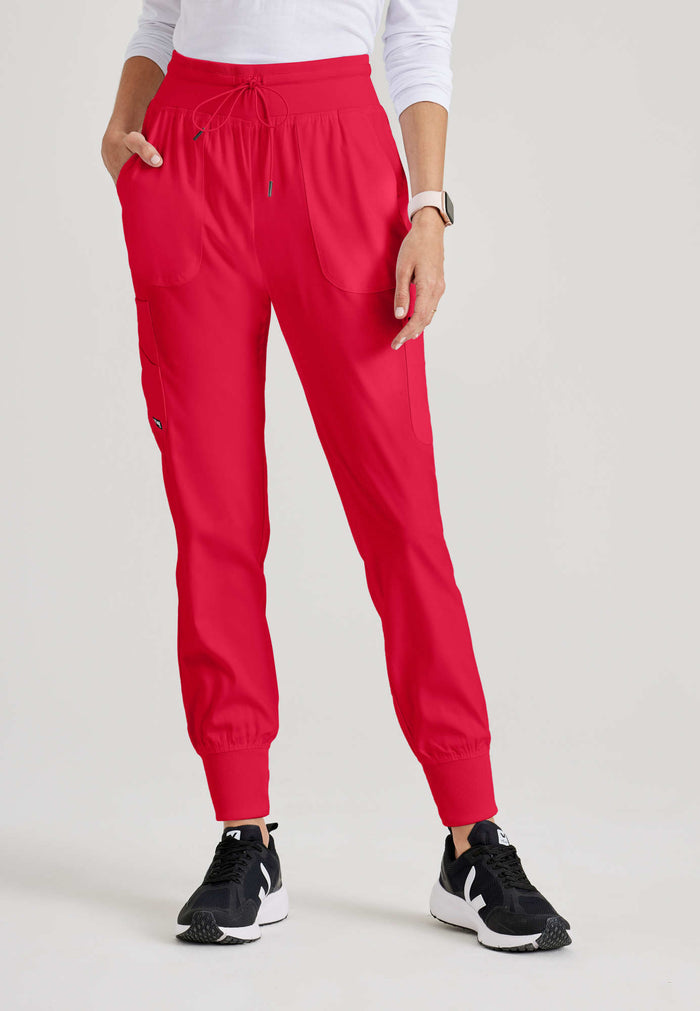Carly Jogger - Scarlet Red - Grey's Anatomy Scrubs