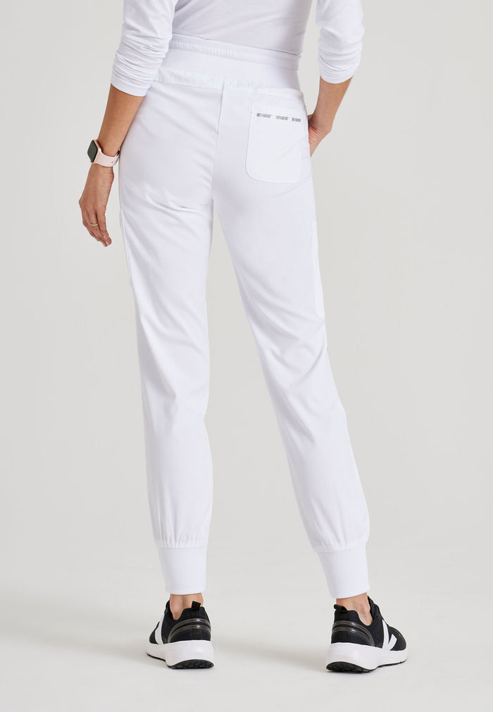 Carly Jogger - White - Grey's Anatomy Scrubs