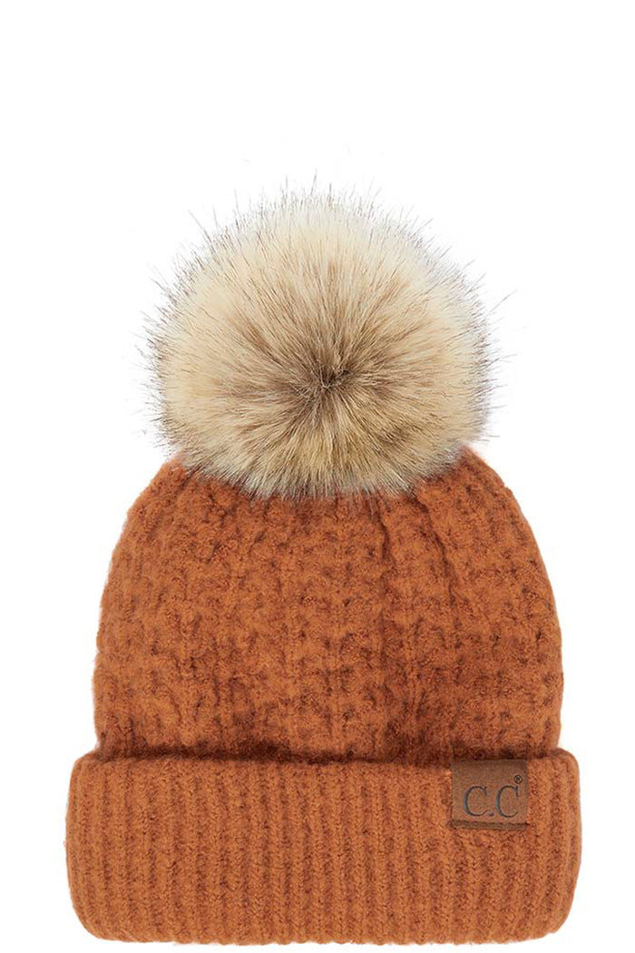 C.C. Beanie with Pom