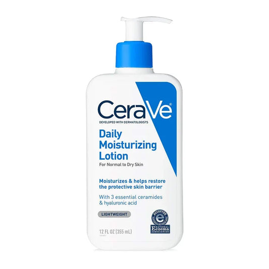 CeraVe Daily Moisturizing Lotion – 355ml | Lightweight Hydrating Lotion for Normal to Dry Skin