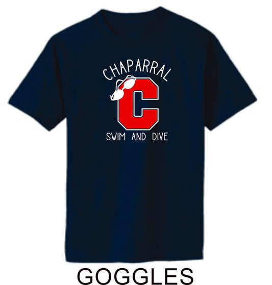 Chap Swim & Dive Goggles Basic Tee- Matte or Glitter
