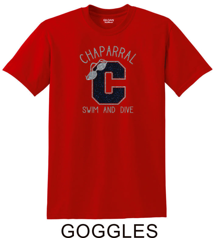 Chap Swim & Dive Goggles Basic Tee- Matte or Glitter