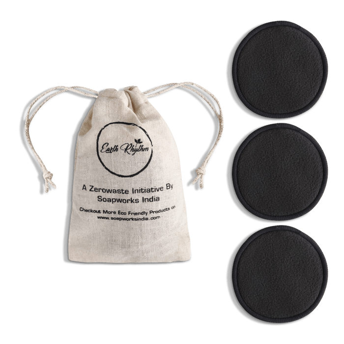 CHARCOAL BAMBOO FACIAL PADS - Earth Rhythm - Nature Approved