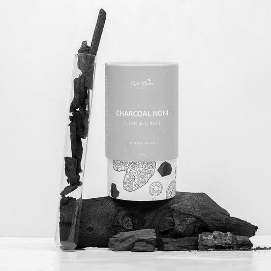 CHARCOAL NONI POWDER CLEANSING BUFF