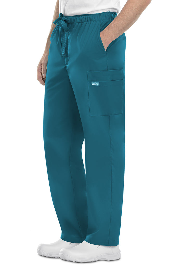 Cherokee Workwear Core Stretch Mens Drawstring Scrub Pants