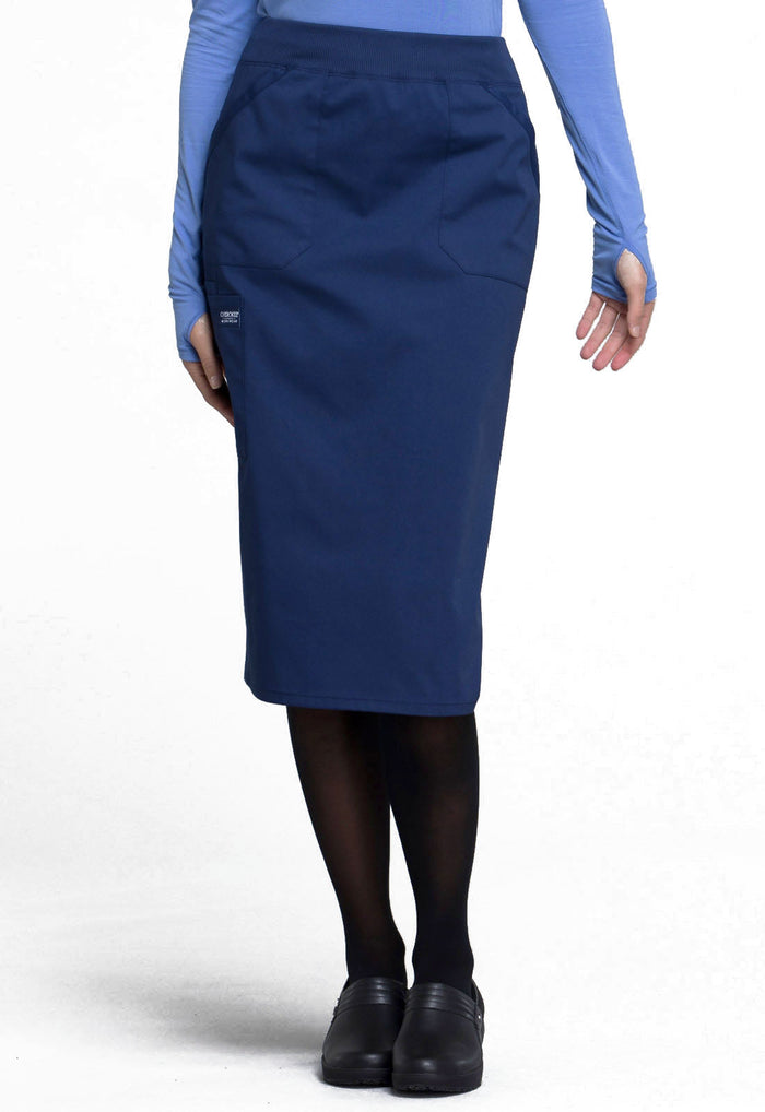 Cherokee Workwear Professionals Knit Waistband Scrub Skirt