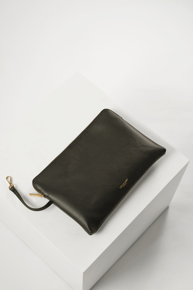 Cindy Black Casual Tote With Laptop Pouch