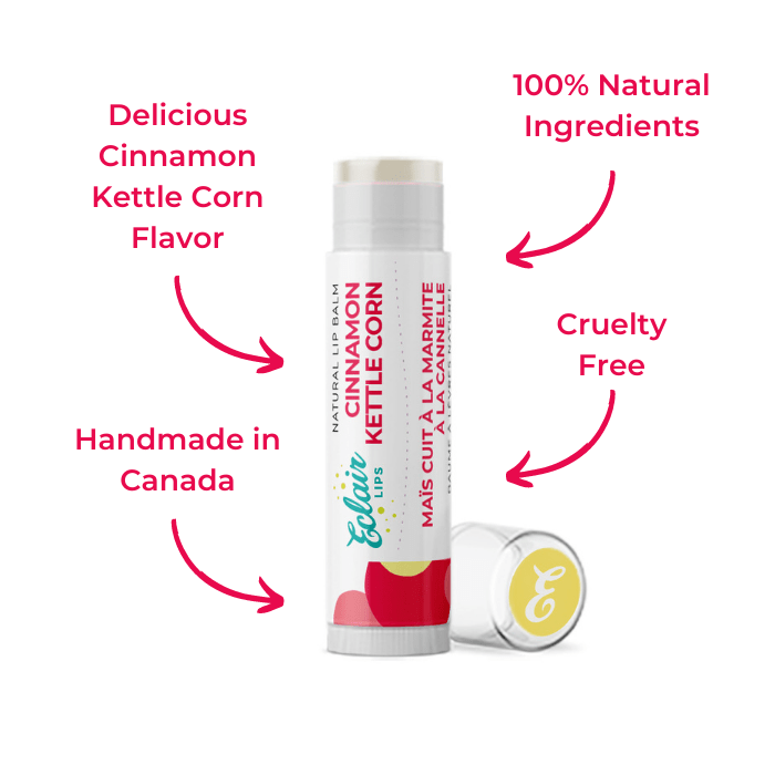Eclair Lips Cinnamon Kettle Corn lip balm