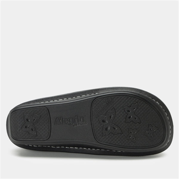 Clearance Alegria Black Embossed Debra Shoes