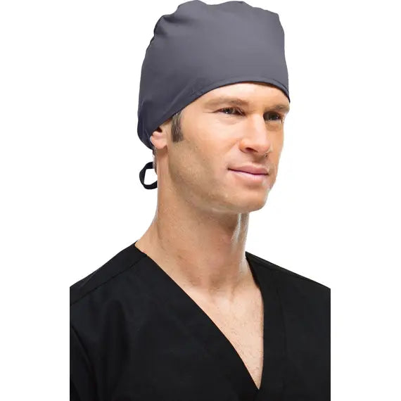 Clearance AllHeart Basics Elate Unisex Generic Tie Back Scrub Cap & Black Cloth Mask