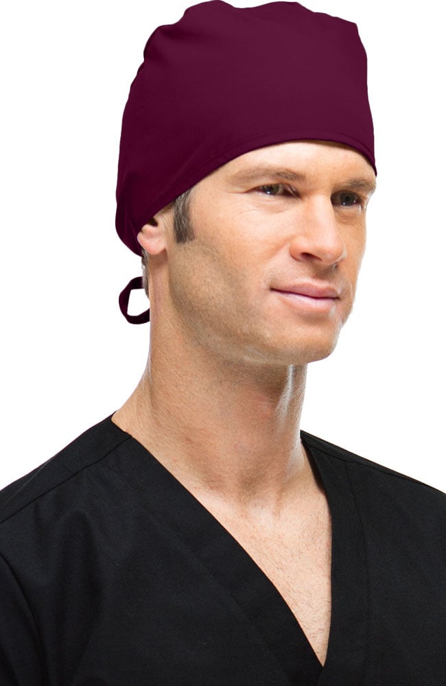 Clearance AllHeart Basics Elate Unisex Generic Tie Back Scrub Cap & Black Cloth Mask