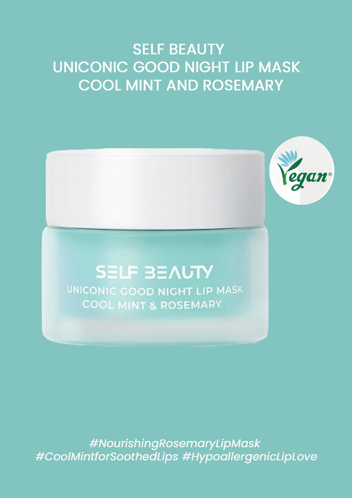 CLEARANCE SALE - [SELF BEAUTY] Uniconic Good Night Lip Mask | Cool Mint and Rosemary 14.5g