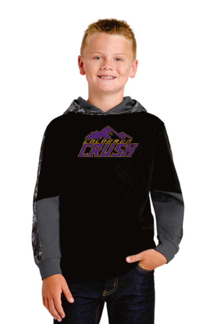 CO Crush Colorblock Hooded Wicking Sweatshirt