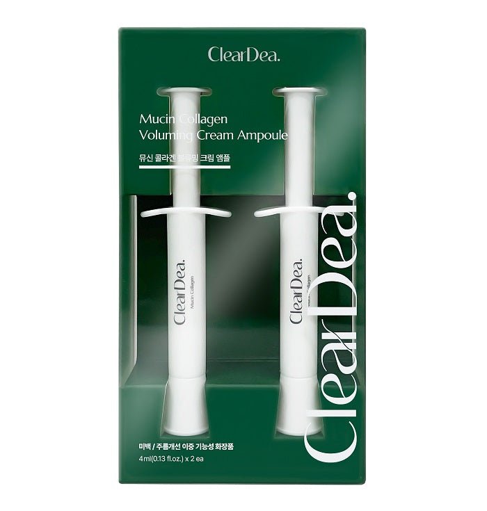 COLLAGEN VOLUMING CREAM AMPOULE - Set Doua Fiole Tratament Hibrid Pentru Hidratare Intensa, Elasticitate Si Volum - skinseen.ro