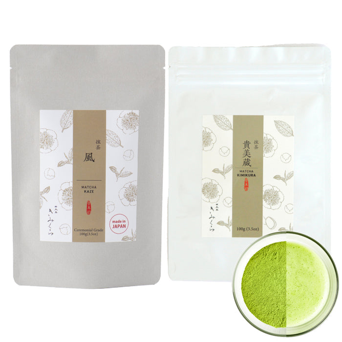[Combo] Ceremonial Matcha Green Tea - KAZE & KIMIKURA