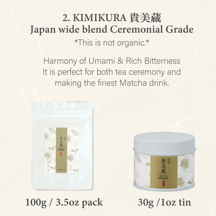 [Combo] Ceremonial Matcha Green Tea - KAZE & KIMIKURA