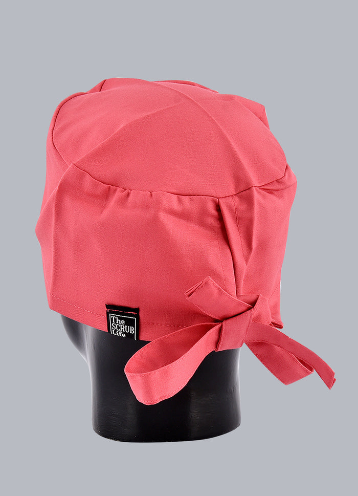Coral Scrub Cap