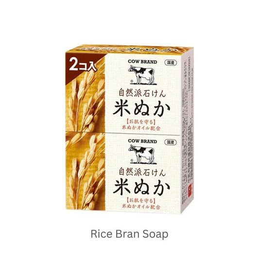 COW Gyunyu Cow Natural Rice Bran Soap 2 packs 100 g