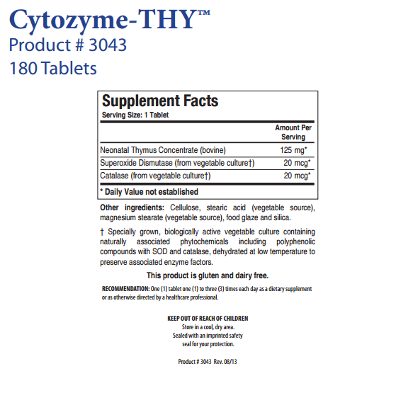 Cytozyme-THY by Biotics Research